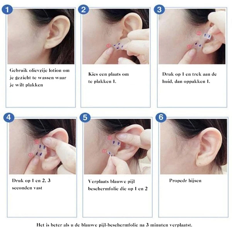 Bandes Lissantes Transparentes Visage 40 Pièces – Effet Lifting Naturel Anti-Rides Contour V Discret Soins | Koossa
