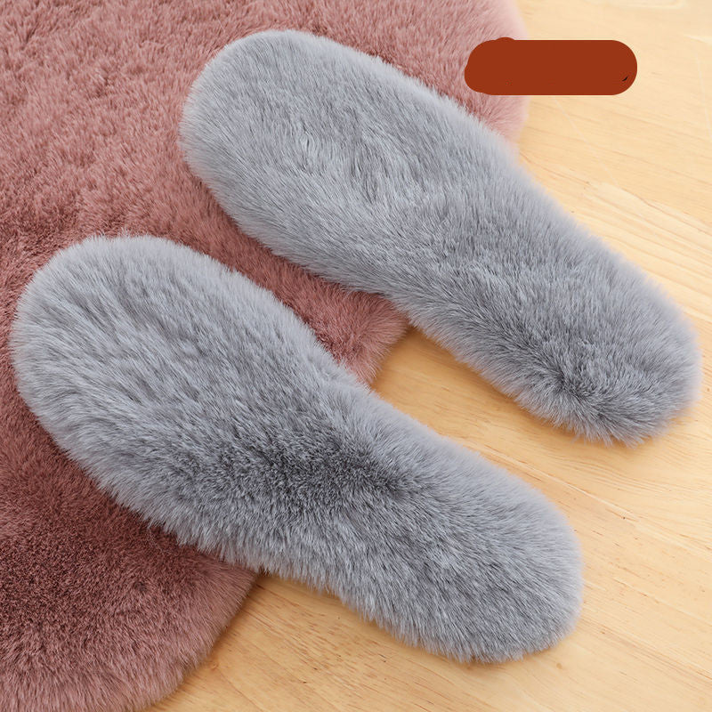 Women's Warm Sheepskin Insoles for Winter Boots — Cushioned Thermal Insoles for Cold Weather & Everyday Comfort | Koossa