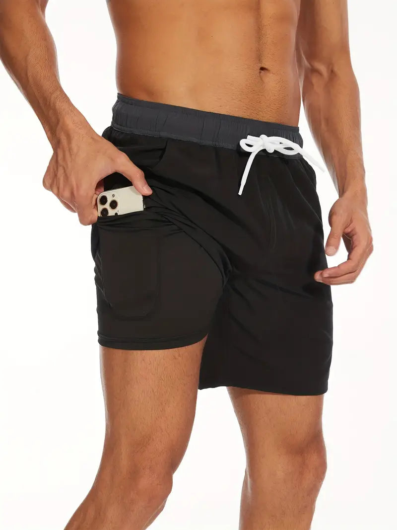 Men's Classic Swim Shorts — Quick-Drying Summer Swimwear for Beach & Poolside Holidays | Koossa