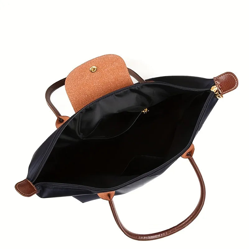Women's Structured Handbag with Gold-Tone Accents — Elegant Day-to-Evening Bag for Work & Special Occasions | Koossa