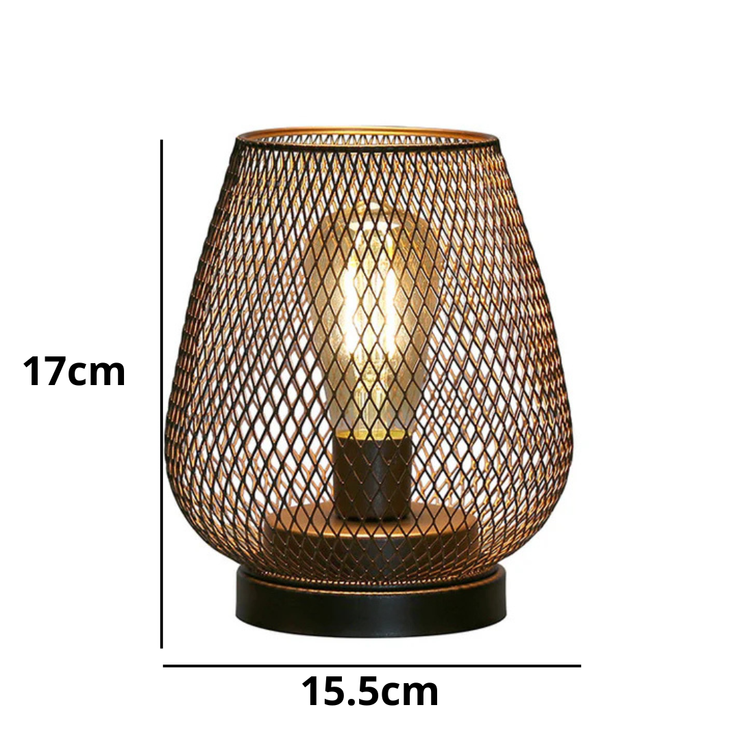Lampe nomade LED rechargeable métal finition dorée lumière chaleureuse intérieur extérieur terrasse jardin | Koossa