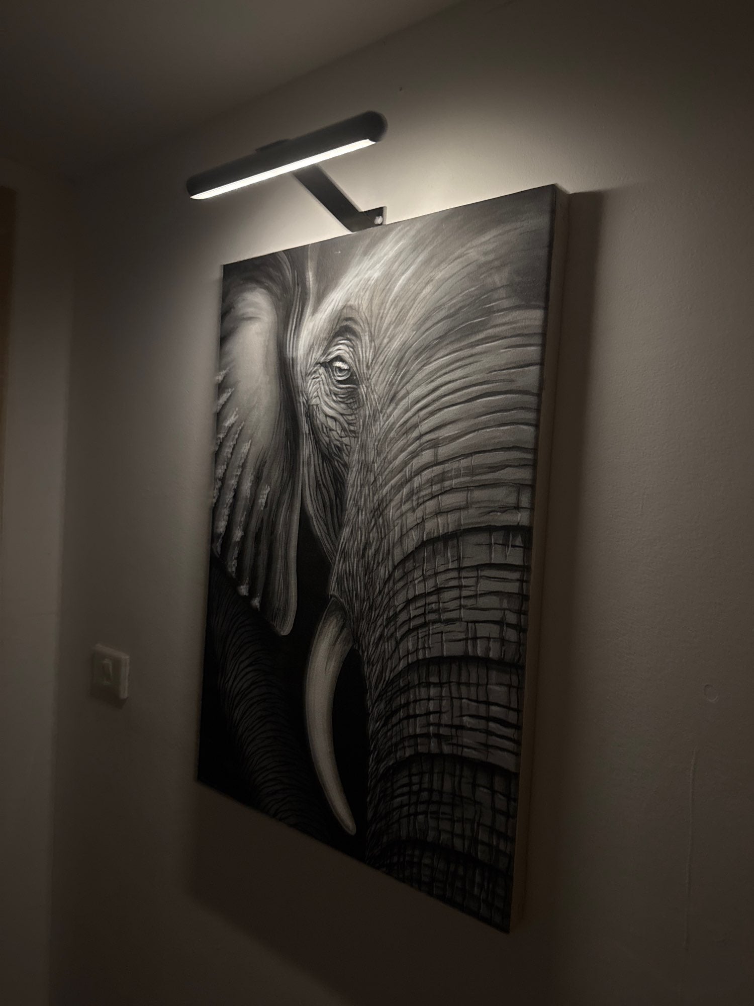Applique murale LED orientable à batterie rechargeable USB — Éclairage tableau photo sans fil pour intérieur | Koossa