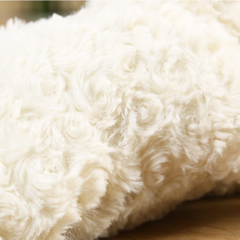 Dog Squeaky Plush Toy Sheep 11.4x4.7in Soft Chew Fetch Tug Puppy Comfort Cuddly Stuffed Animal | Koossa