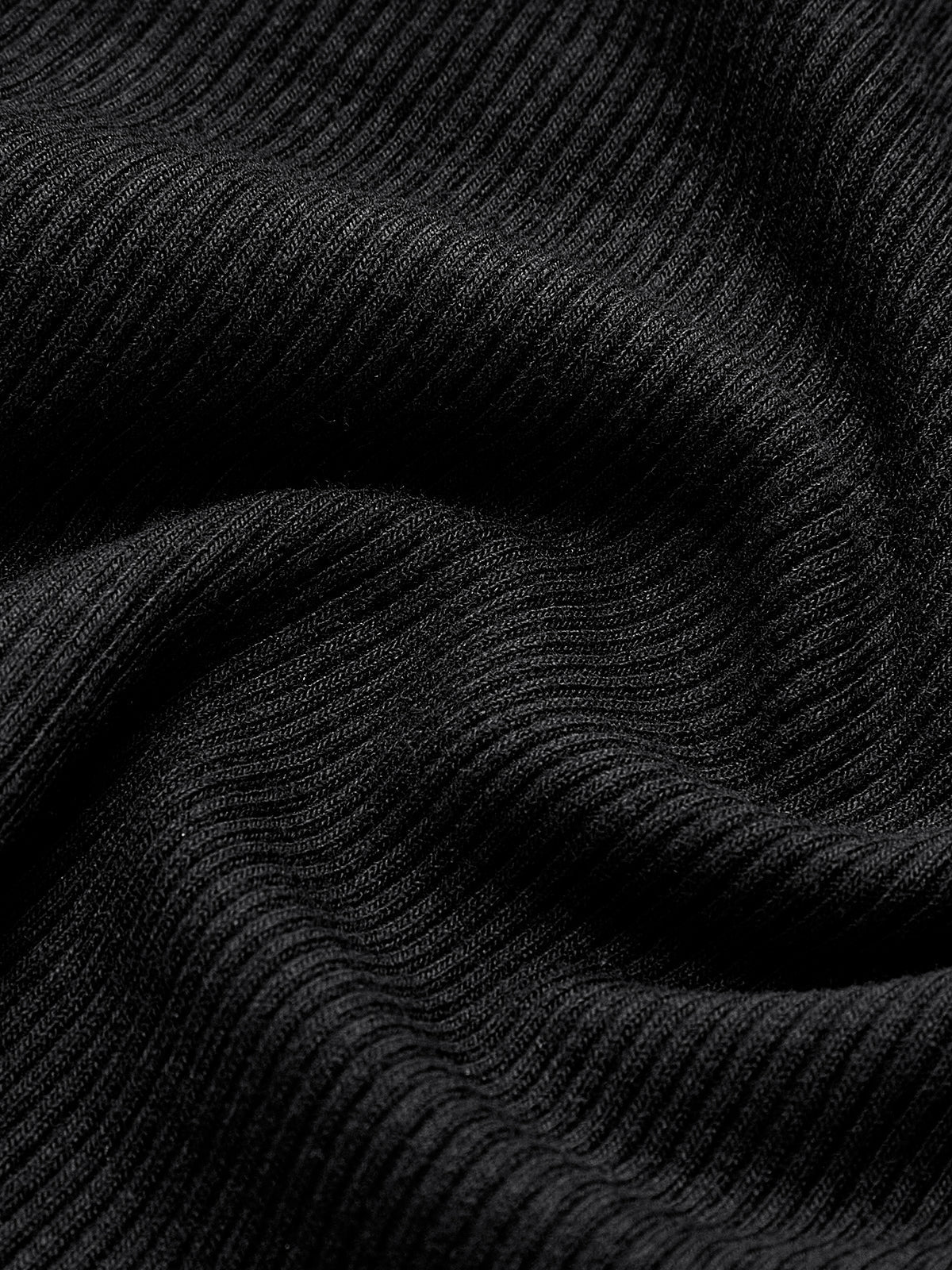 Ribbed Long Sleeve Top with Sculpted Seam Detail in Stretch Jersey for Effortless Layering and Flattering Fit | Koossa