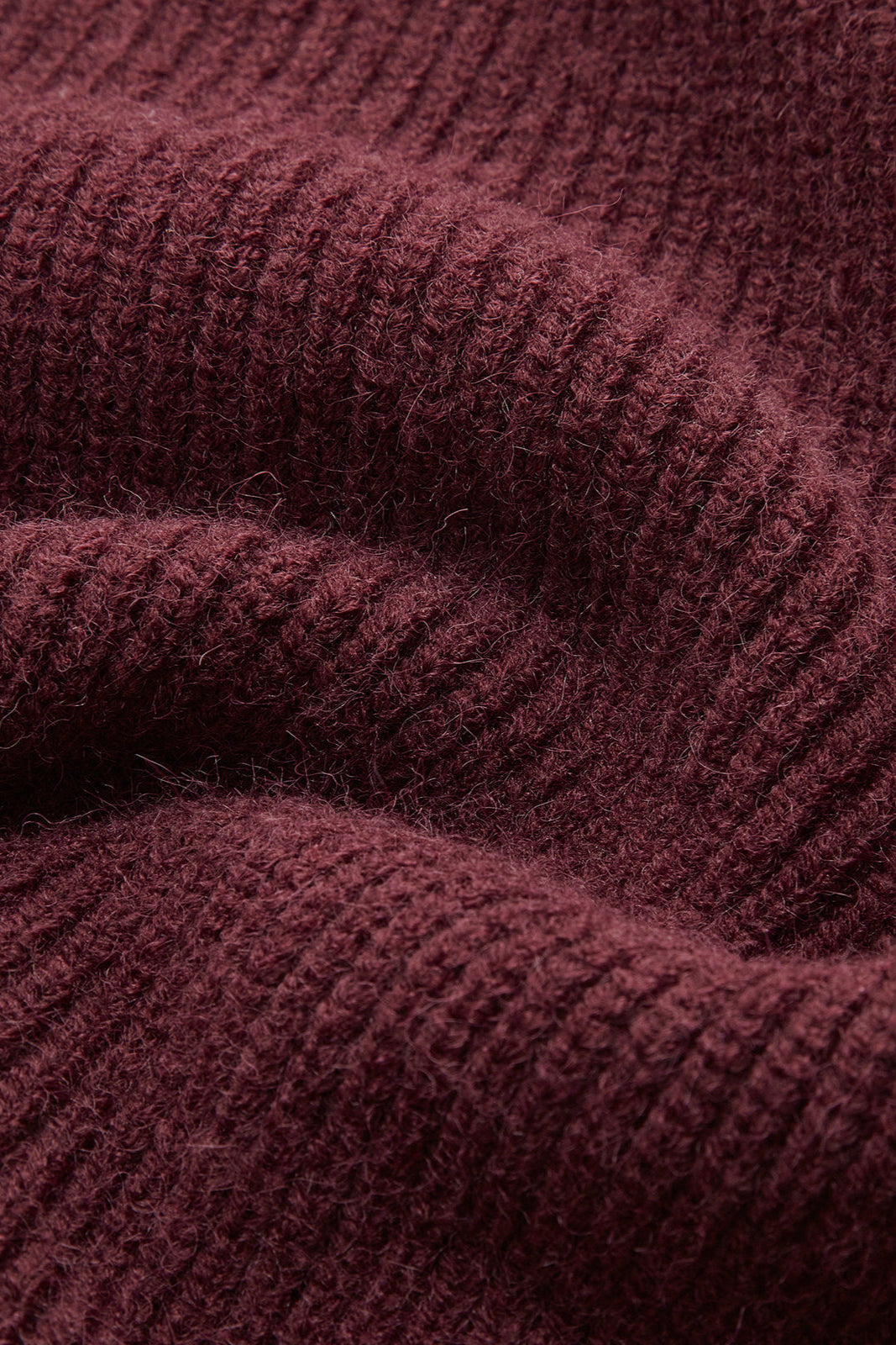 Relaxed Mock Neck Knitted Jumper in Soft Wool Blend for Effortless Layering and Everyday Elegance | Koossa