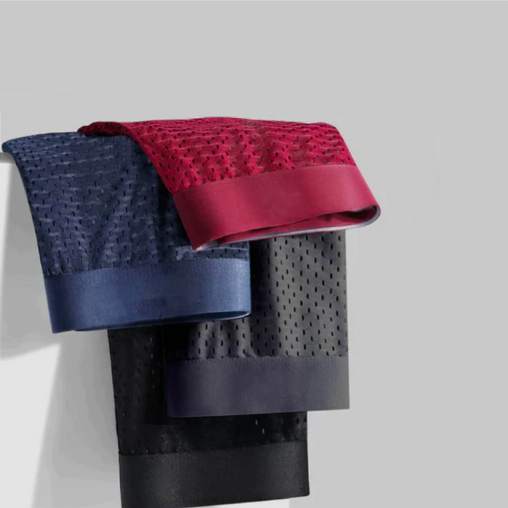 Men's Classic Boxer Shorts in Black, Blue, Red & Grey — Everyday Comfort Underwear 10-Pack | Koossa
