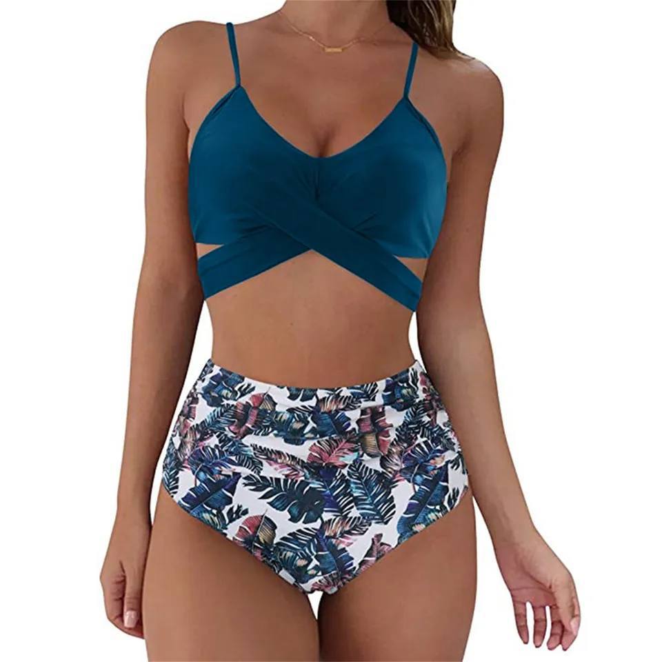Women's High-Waisted Bikini Set — Flattering Two-Piece Swimwear for Summer Holidays & Beach Days | Koossa