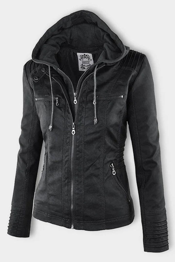 Women's Hooded Zip Winter Coat — Tailored Outerwear for Cold Weather Dressing & Urban Layering | Koossa