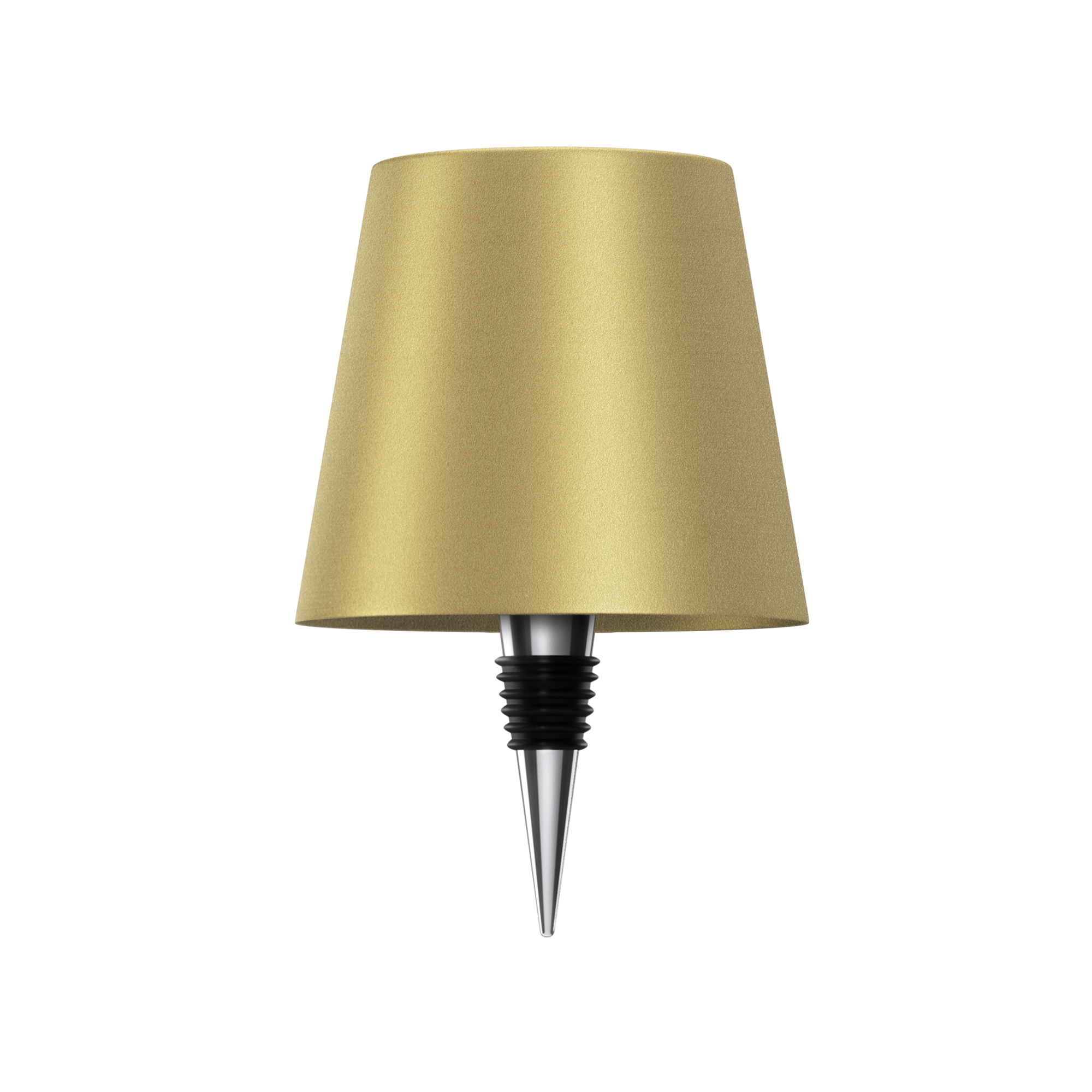 Lampe bouteille sans fil rechargeable LED noir 3000K USB-C pour décoration de table bar restaurant ambiance | Koossa