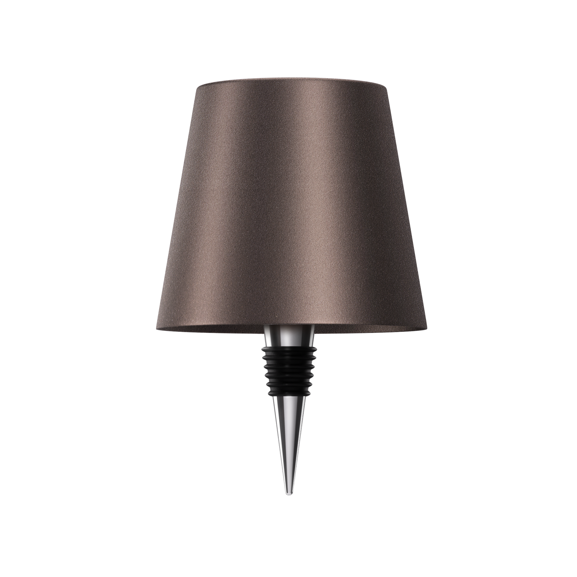 Lampe bouteille sans fil rechargeable LED noir 3000K USB-C pour décoration de table bar restaurant ambiance | Koossa