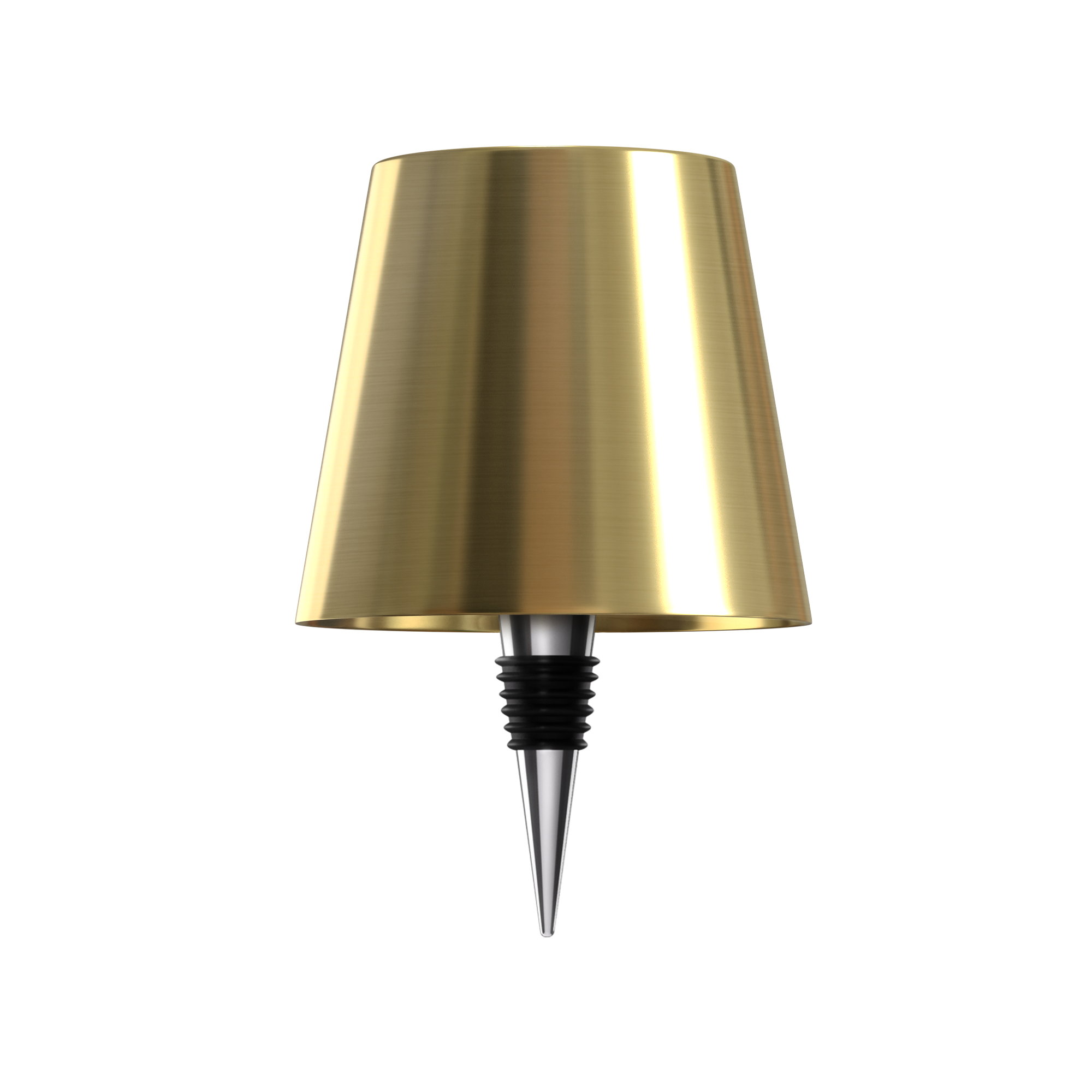 Lampe bouteille sans fil rechargeable LED noir 3000K USB-C pour décoration de table bar restaurant ambiance | Koossa