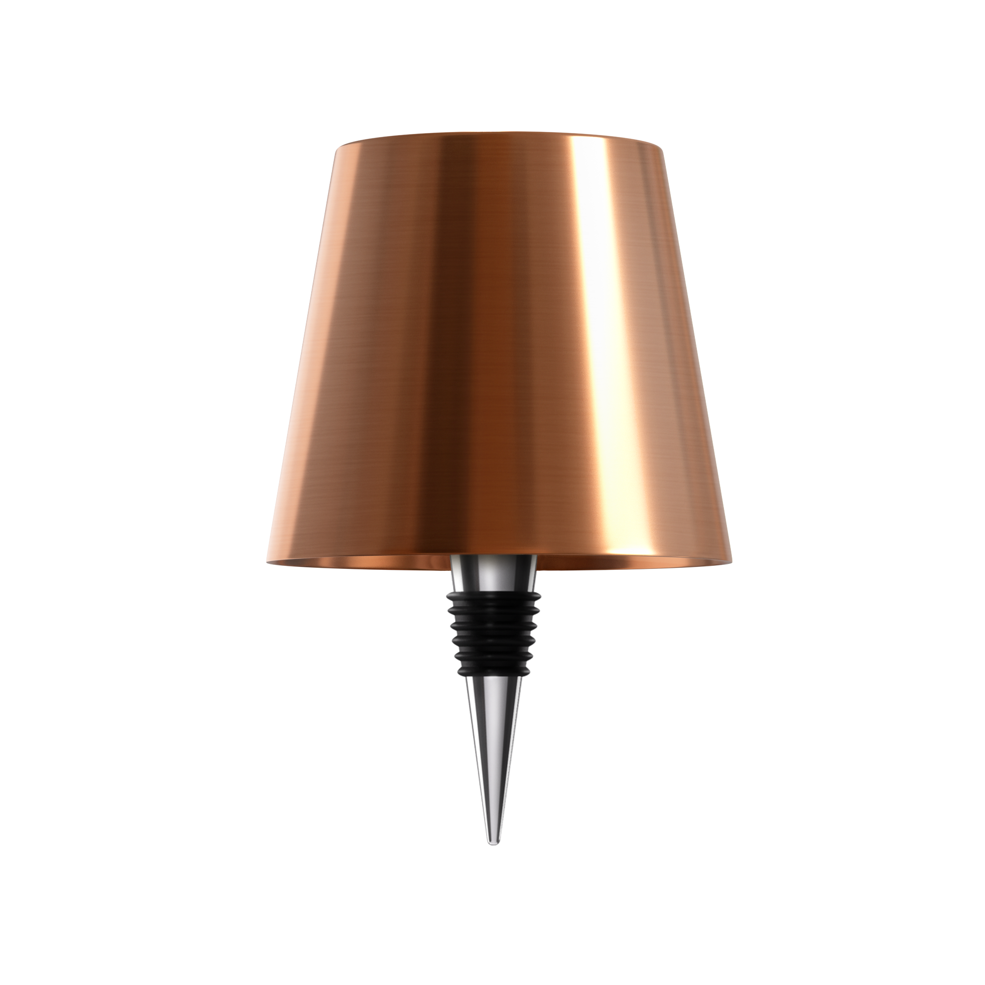 Lampe bouteille sans fil rechargeable LED noir 3000K USB-C pour décoration de table bar restaurant ambiance | Koossa