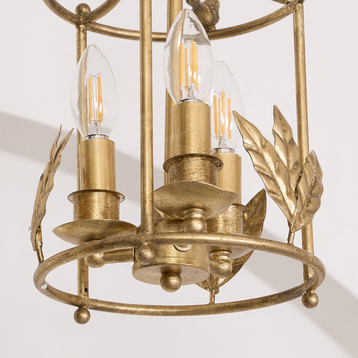 Metal Lantern Pendant Light 10 in Bird Motif Hanging Fixture, Vintage Chain Ceiling Light for Dining Room, Entryway, Hallway, Kitchen Island | Lonoma