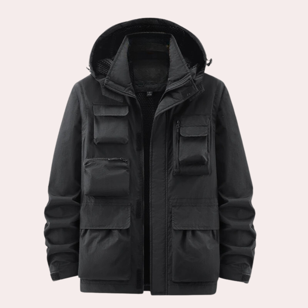 Men's Waterproof Parka Coat — Warm Winter Jacket with Regular Fit for Cold Weather & Outdoor Adventures | Koossa