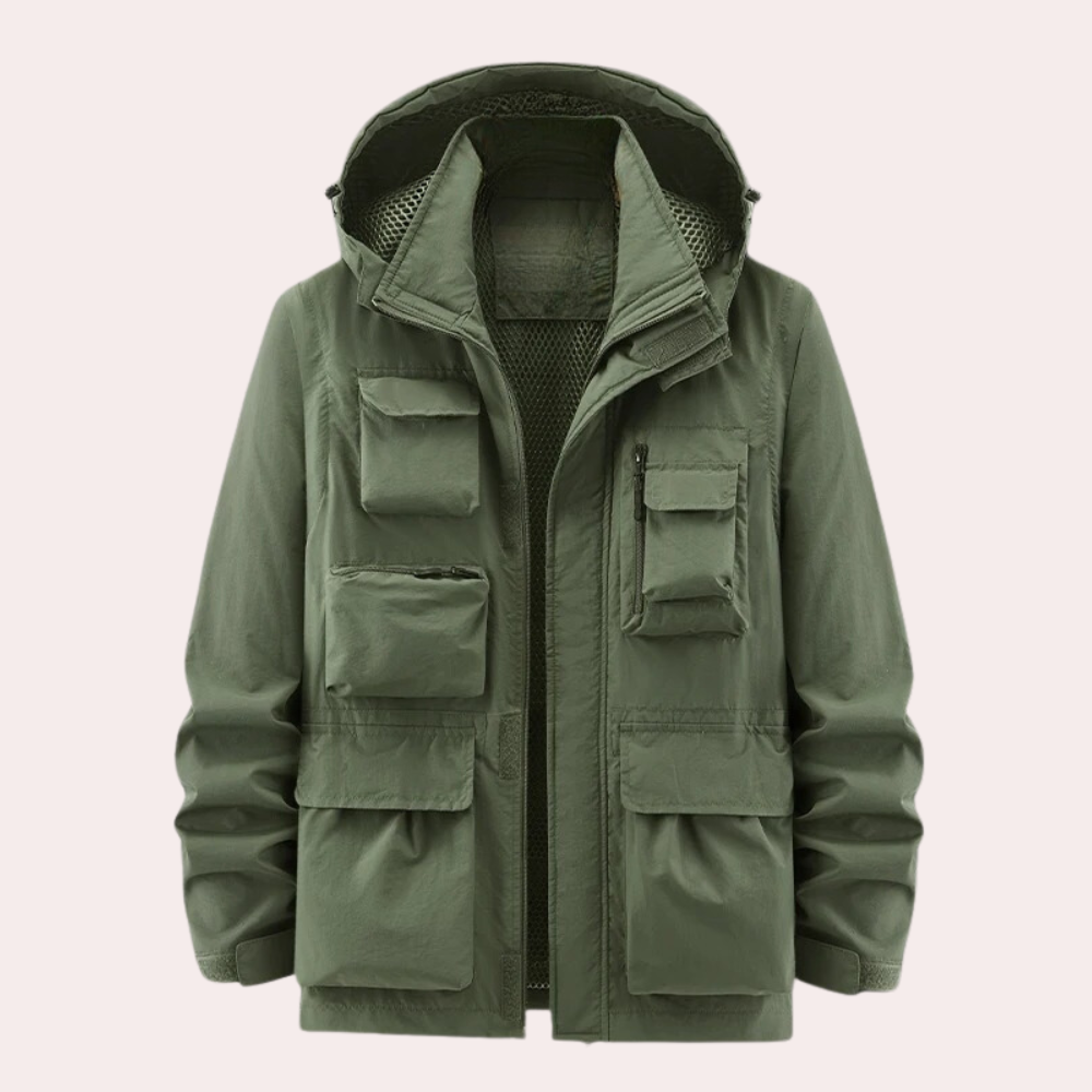Men's Waterproof Parka Coat — Warm Winter Jacket with Regular Fit for Cold Weather & Outdoor Adventures | Koossa