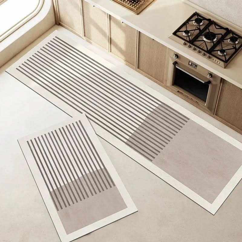 Tapis de Cuisine Antidérapant Mousse PU Confort Prolongé Debout Protection Sol Lavable Moderne 40x60 à 50x160 cm | Koossa