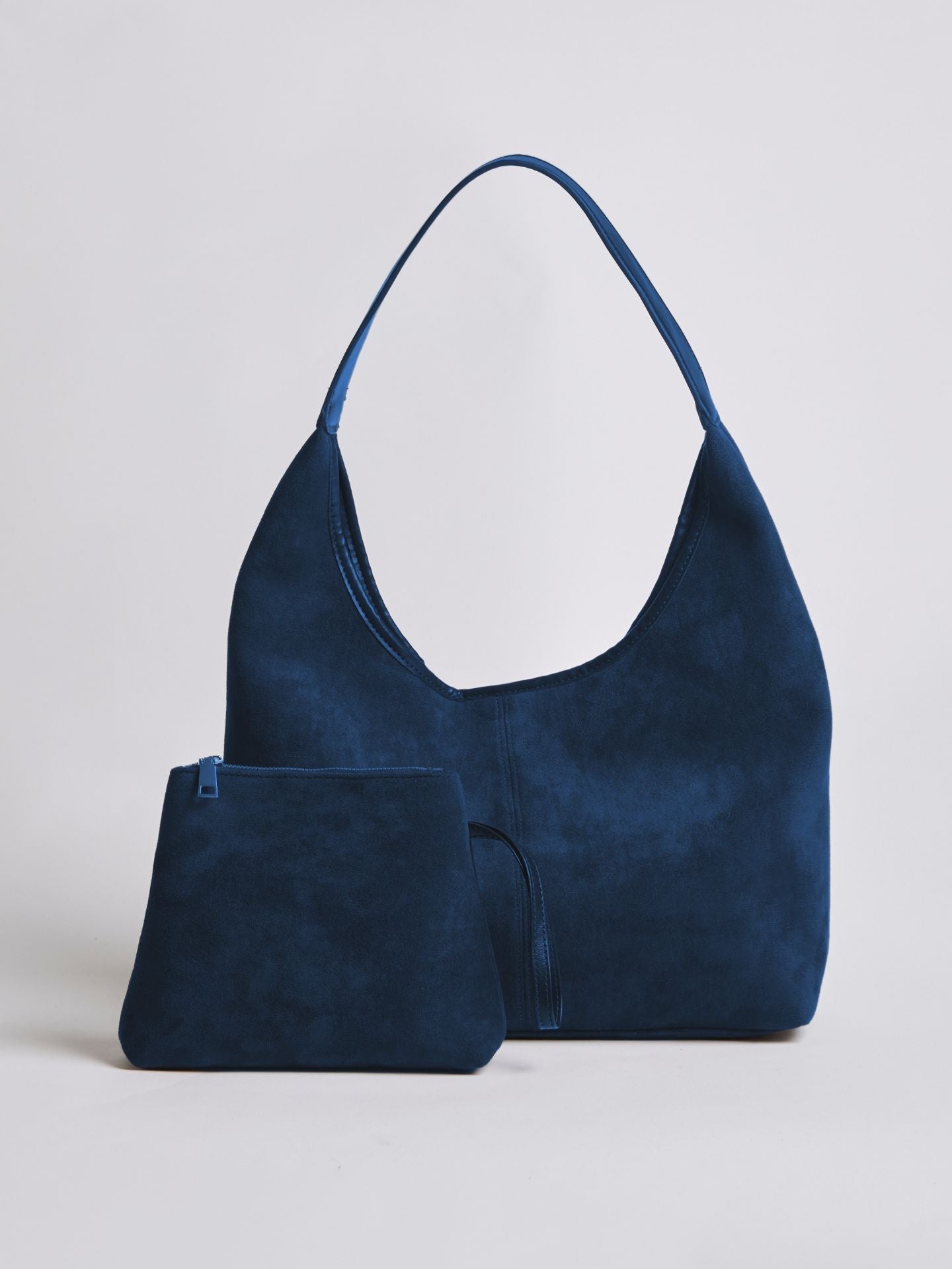Slouchy Suede-Effect Hobo Bag with Single Shoulder Strap for Everyday Elegance and Effortless Winter Style | Koossa