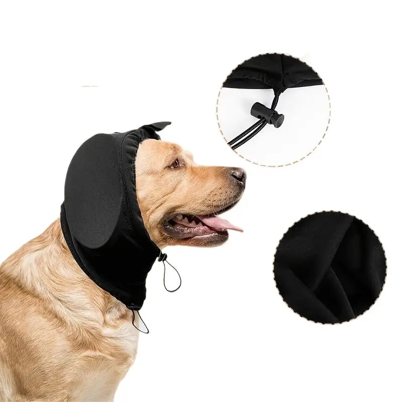 Dog Ear Muffs Noise Reduction Anxiety Relief Fireworks Thunder Travel Calming Hood Adjustable Small Medium Large | Koossa