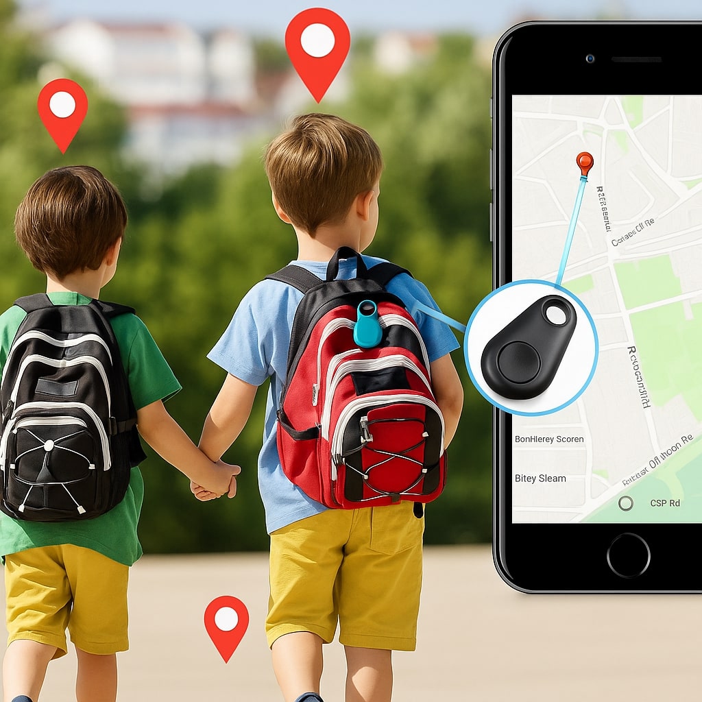 Compact GPS Tracker for Kids, Pets, Luggage & Bikes – Real-Time Location Device with Geofencing Alerts, iOS & Android App | Lonoma