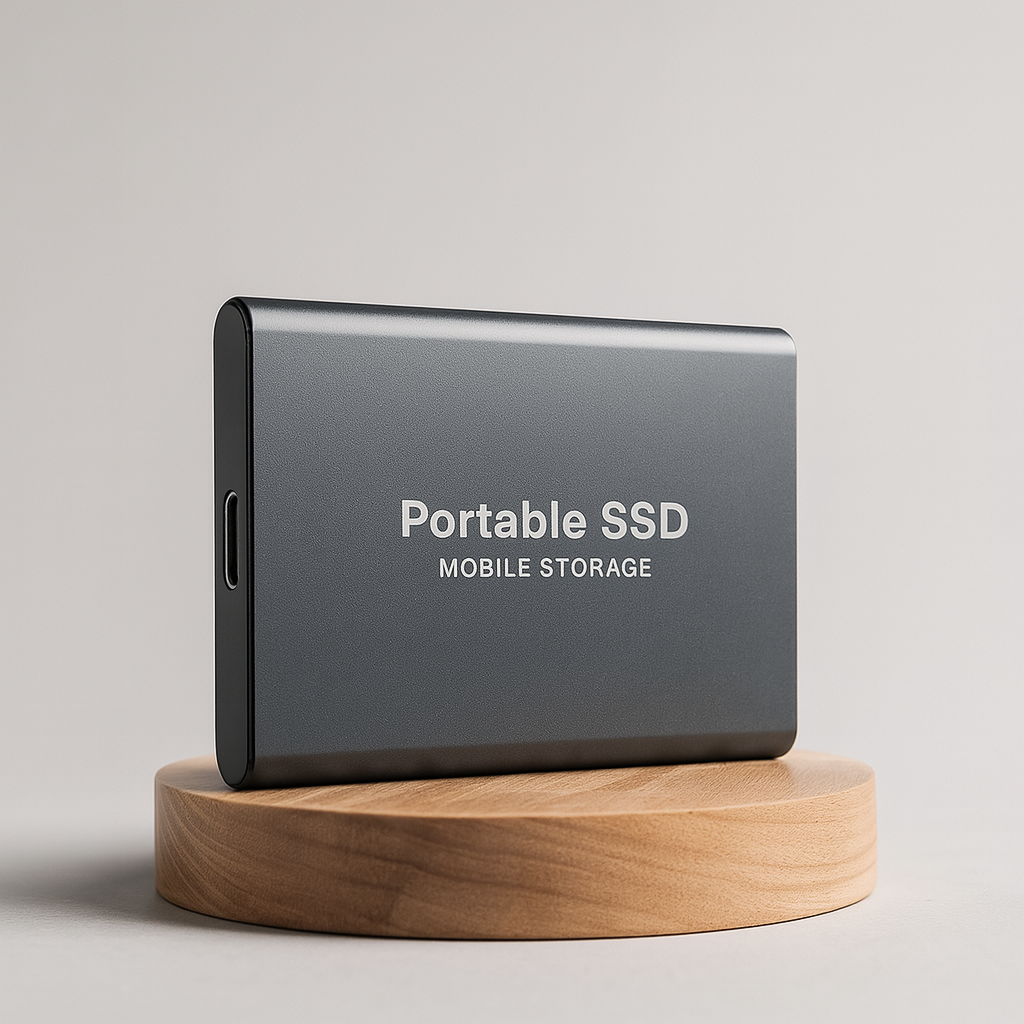 SSD Portable USB-C 3.1 de 1 To à 4 To Ultra-Rapide Compact Noir Bleu Rouge Stockage Nomade Professionnel | Koossa