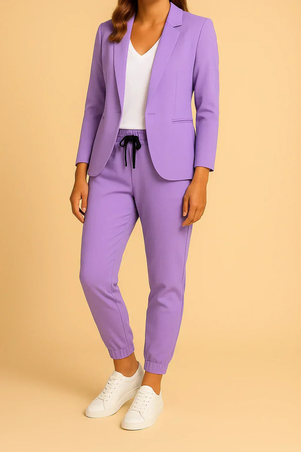 Women's Tailored Two-Piece Suit — Classic Jacket & Trouser Set for Work & Formal Occasions | Koossa