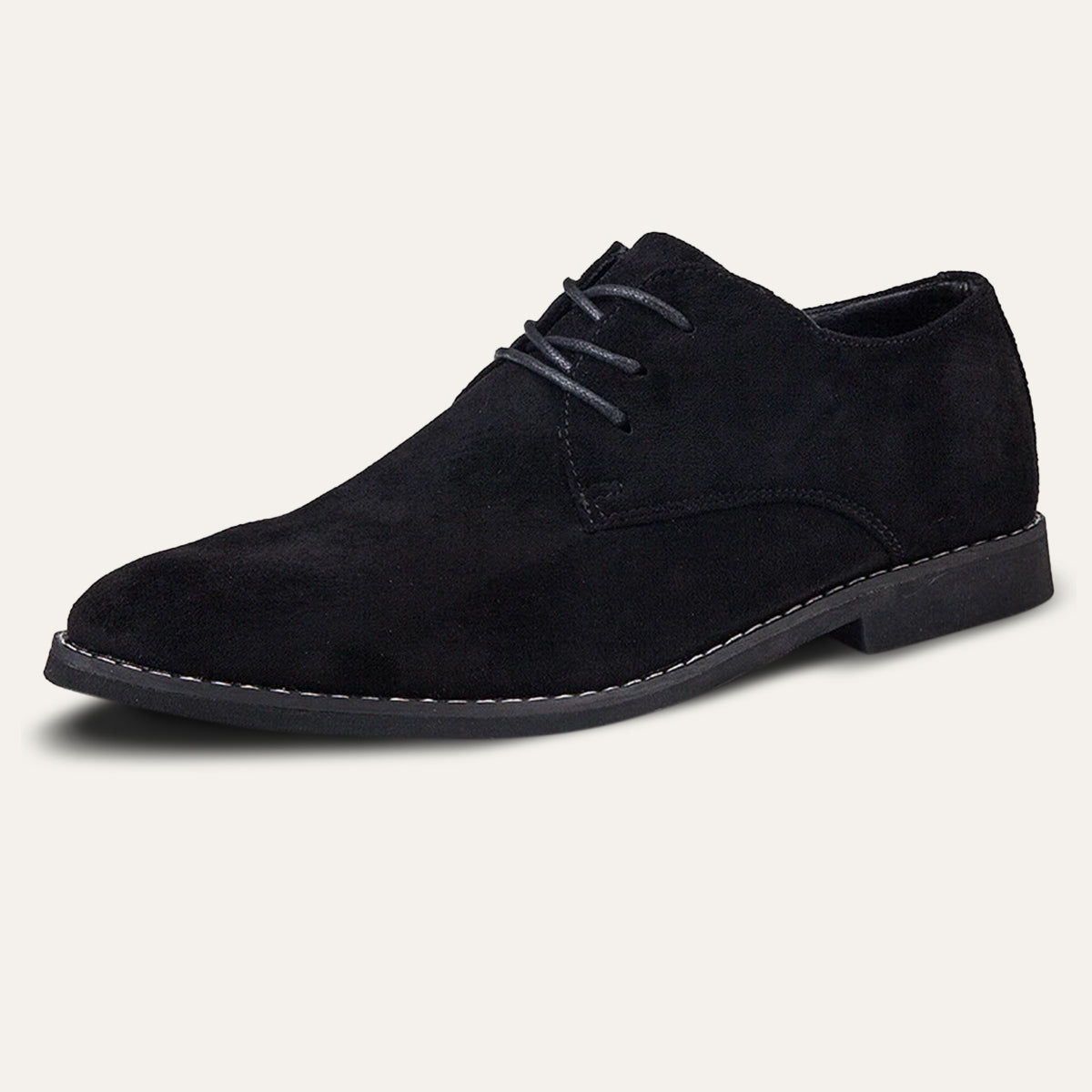 Men's Suede Oxford Lace-Up Dress Shoes – Versatile Leather Shoes for Work, Weddings & Casual Style | Lonoma