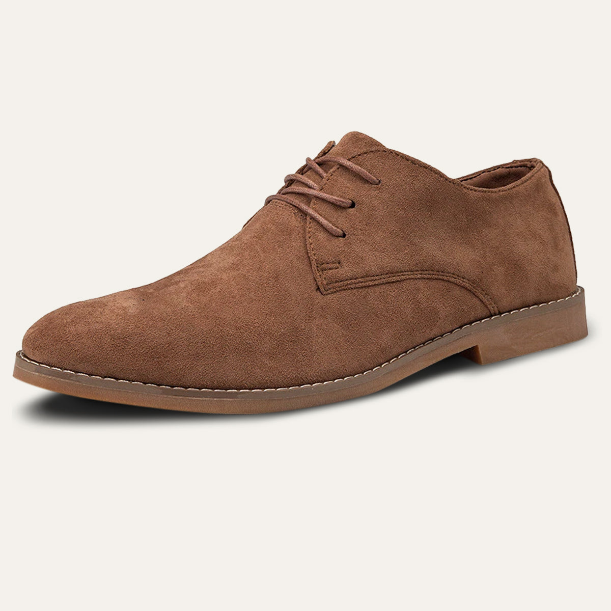 Men's Suede Oxford Lace-Up Dress Shoes – Versatile Leather Shoes for Work, Weddings & Casual Style | Lonoma