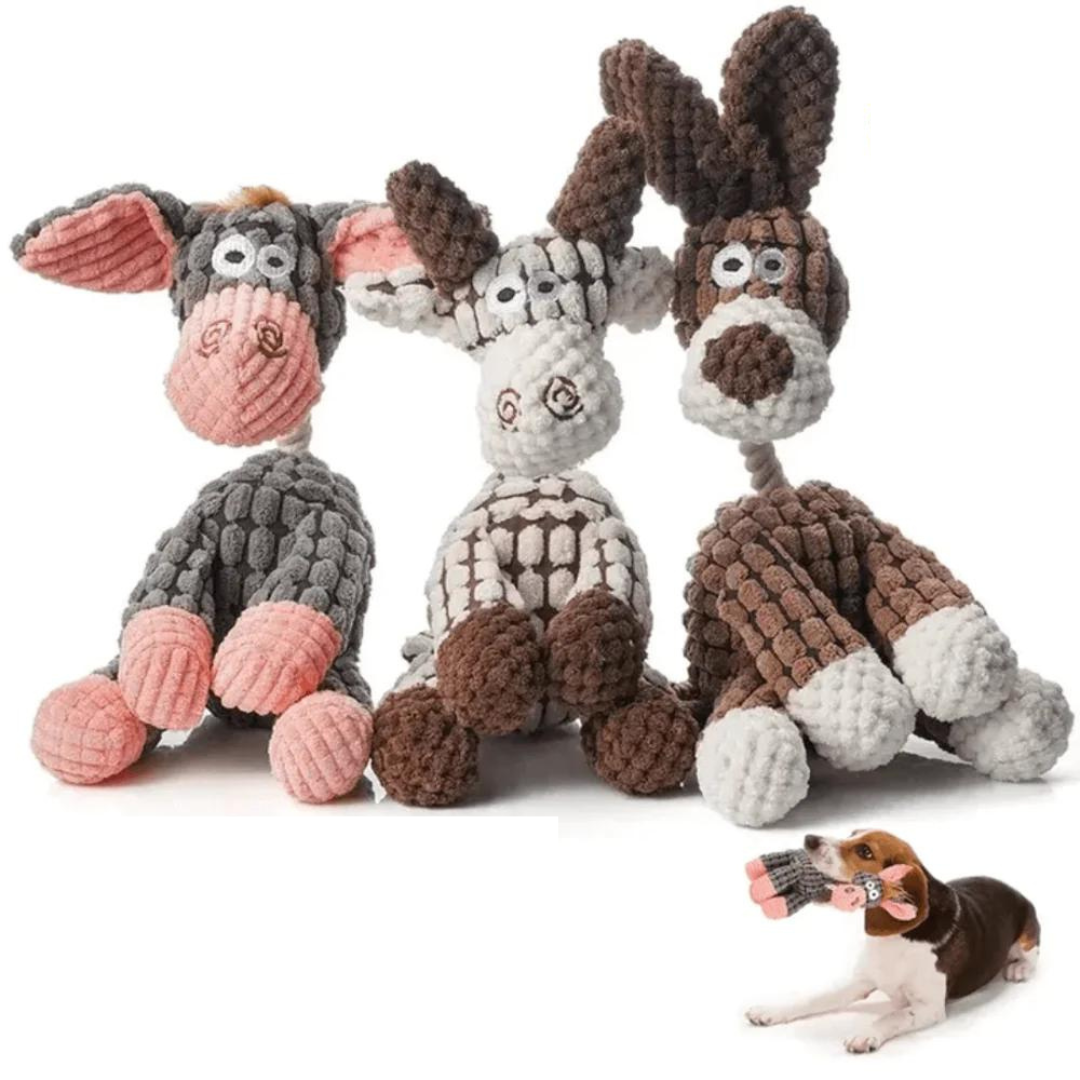 Interactive Plush Animal Toy for Dogs — Durable Bite-Resistant Pet Toy for Play & Fetch | Koossa