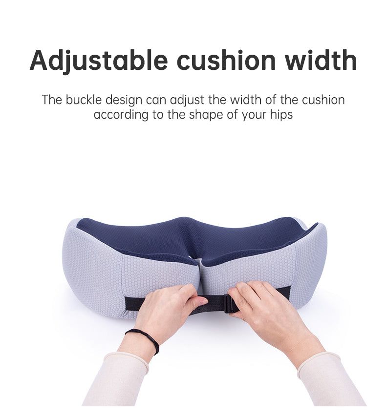 Ergonomic Orthopaedic Seat Cushion with Coccyx Relief — Pressure-Relieving Support for Office & Car | Koossa