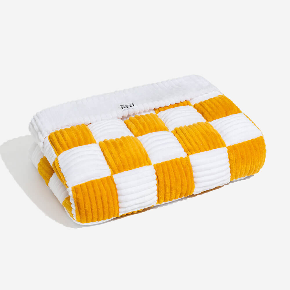Dog Blanket Checkered Quilted Sofa Protector Small Medium Large Washable Pet Mat Cushion | Koossa