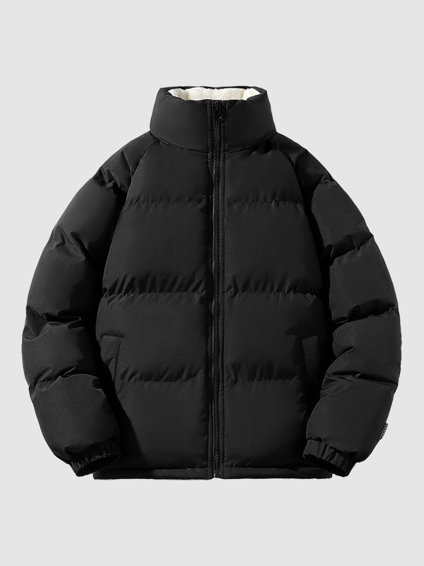 Men's Quilted Puffer Jacket in Classic Colours — Lightweight Winter Coat for Everyday Wear & Outdoor Activities | Koossa