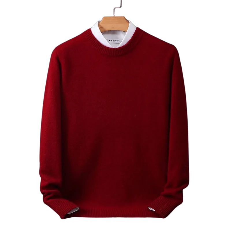Men's Classic Crew Neck Jumper — Timeless Wardrobe Essential for Everyday Elegance & Relaxed Occasions | Koossa
