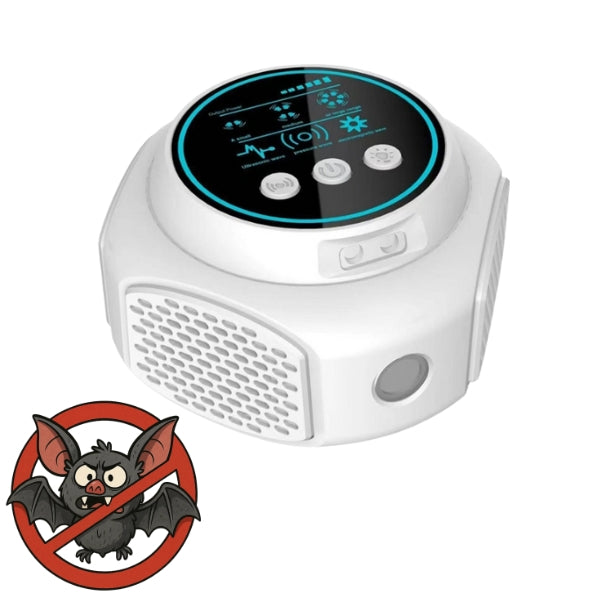 Plug-In Bat Repeller with Quad Speakers — Soundless Deterrent for Attics, Barns & Enclosed Spaces | Lonoma