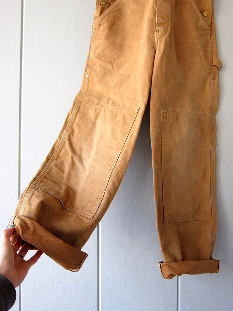 Men's Canvas Work Dungarees — Heavy-Duty Bib Overalls with Adjustable Braces & Multi-Pocket Design | Koossa