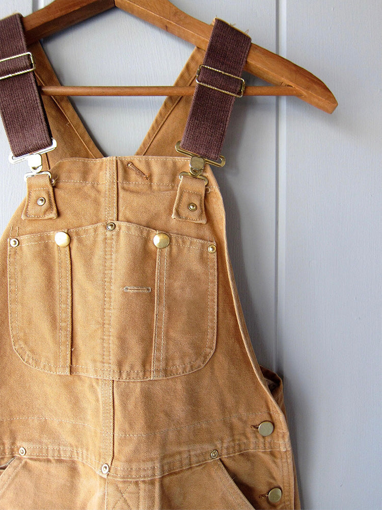 Men's Canvas Work Dungarees — Heavy-Duty Bib Overalls with Adjustable Braces & Multi-Pocket Design | Koossa