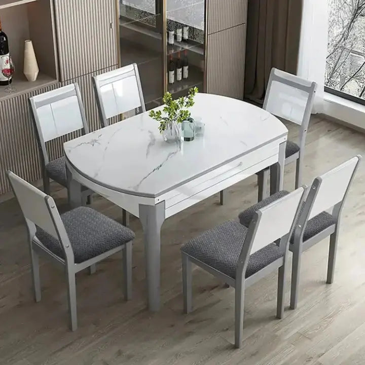 Housses de chaise extensibles lot de 4 imperméables et lavables pour salle à manger protection élégante | Koossa
