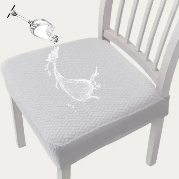 Housses de chaise extensibles lot de 4 imperméables et lavables pour salle à manger protection élégante | Koossa