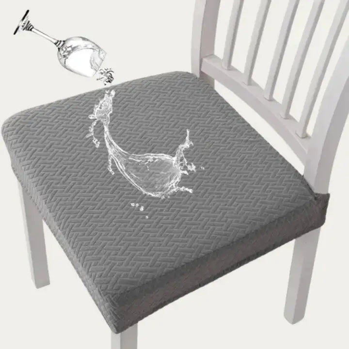 Housses de chaise extensibles lot de 4 imperméables et lavables pour salle à manger protection élégante | Koossa