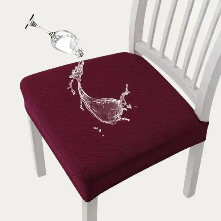 Housses de chaise extensibles lot de 4 imperméables et lavables pour salle à manger protection élégante | Koossa