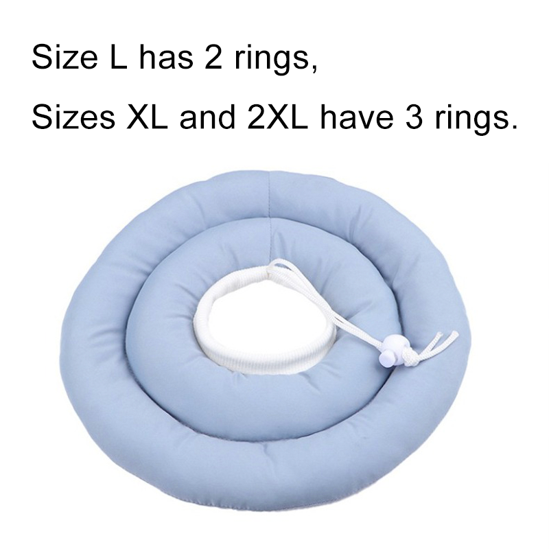 Recovery Cone Adjustable Soft Cotton Dog Cat E-Collar Post-Surgery Wound Protection Buster Collar Elizabethan Collar Pet | Koossa