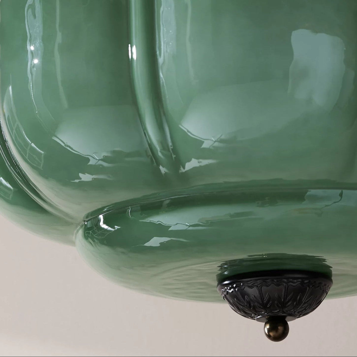 Frosted Glass Dome Ceiling Light 15 in Gold Black White Green Flush Mount Fixture for Kitchen Dining Room Bedroom Bathroom Hallway Entryway | Lonoma