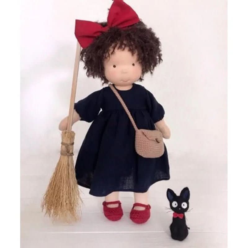 Handmade Cotton Waldorf Doll, Soft Cloth Baby Doll for Toddlers & Preschoolers, Natural Fabric Stuffed Toy for Imaginative Play | Lonoma