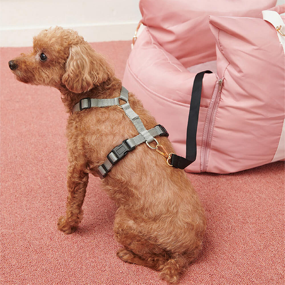 Dog Car Seat Bed Oxford Fabric Waterproof Anti-Slip Safety Buckle Small Medium Dogs Travel Home Carrier | Koossa