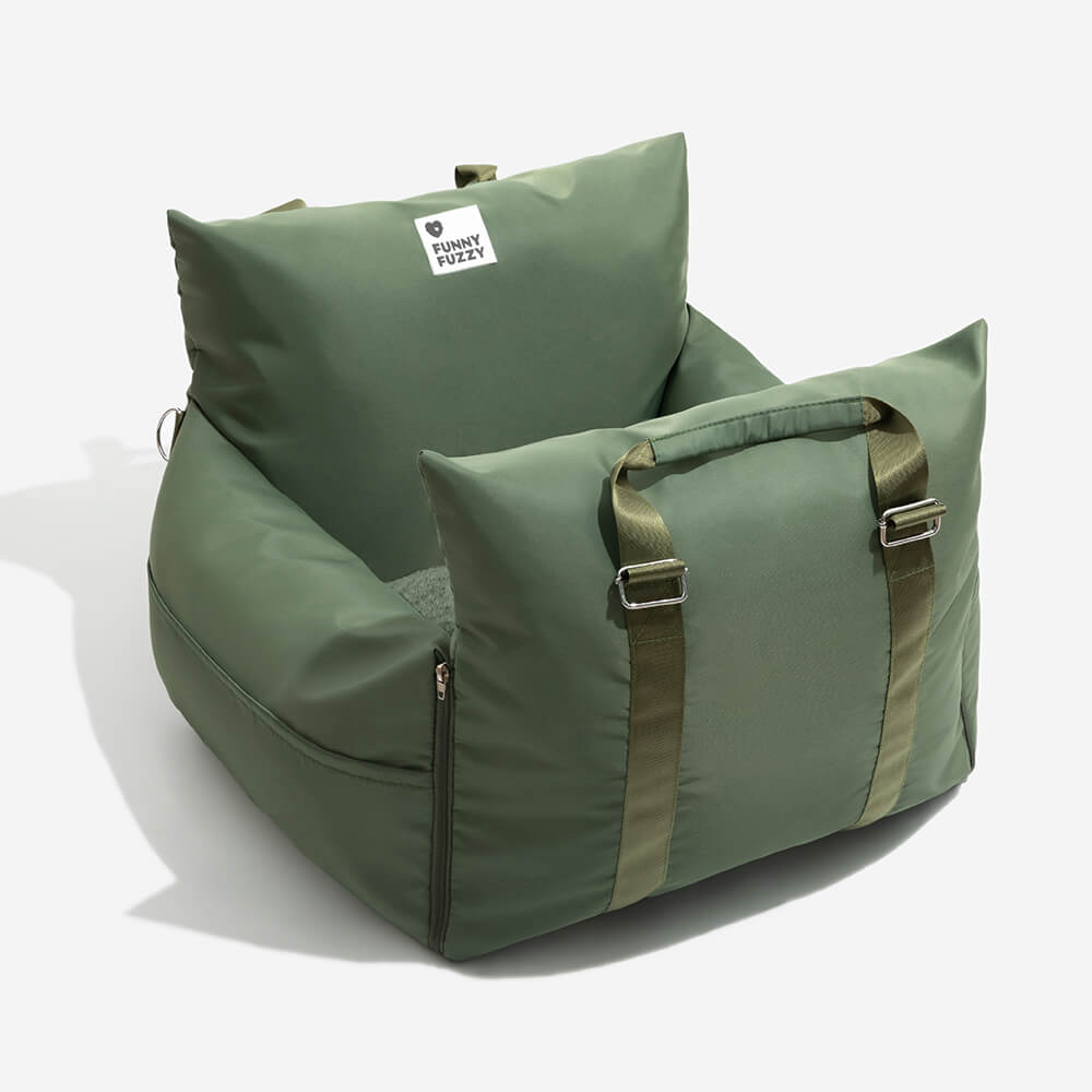 Dog Car Seat Bed Oxford Fabric Waterproof Anti-Slip Safety Buckle Small Medium Dogs Travel Home Carrier | Koossa