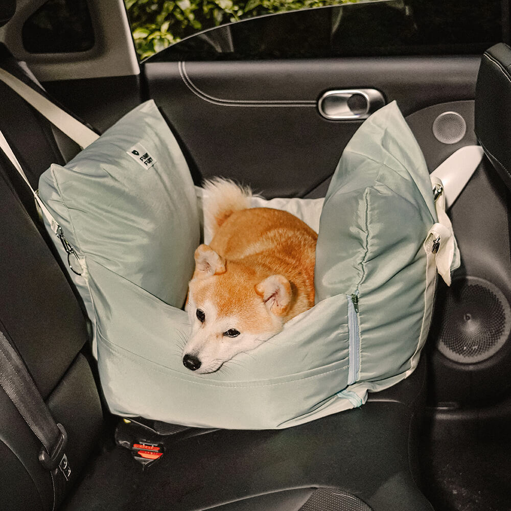 Dog Car Seat Bed Oxford Fabric Waterproof Anti-Slip Safety Buckle Small Medium Dogs Travel Home Carrier | Koossa
