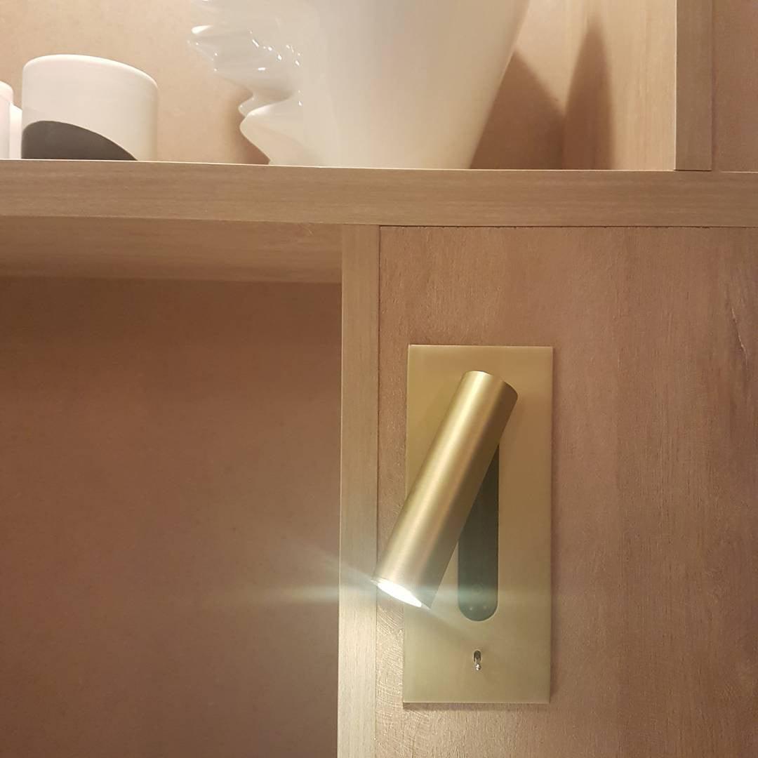 Adjustable Wall Sconce with LED Reading Light | Modern Plug-In Bedside Lamp | Pivoting Metal Fixture for Bedroom, Guest Room & Hallway | Lonoma
