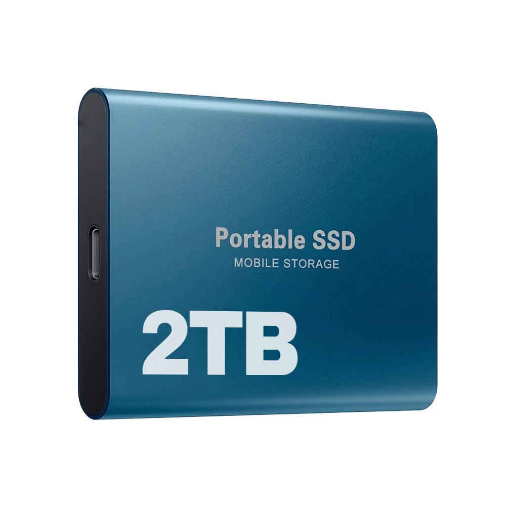 2TB Portable SSD Drive Ultra-Fast External Storage for Laptop Desktop Backup Data Transfer | Solid State Drive USB Compatible Windows macOS | Lonoma