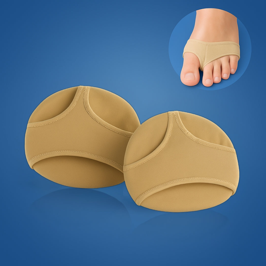 Forefoot Cushion Pads for Ball of Foot Pain Relief | Soft Gel Inserts for Shoes | Metatarsal Support Pads for Walking Running Standing | Lonoma