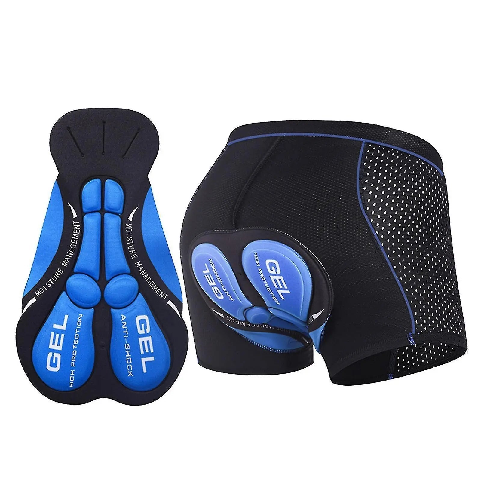 Unisex Padded Cycling Shorts with Gel Insert — Comfortable Performance Underwear for Long Rides & Touring | Koossa