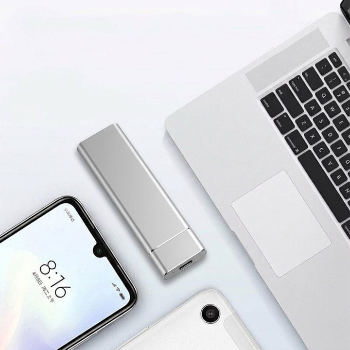 Disque SSD Externe 8 To USB-C Aluminium Ultracompact Portable Sauvegarde PC Mac TV Console Smartphone | Koossa